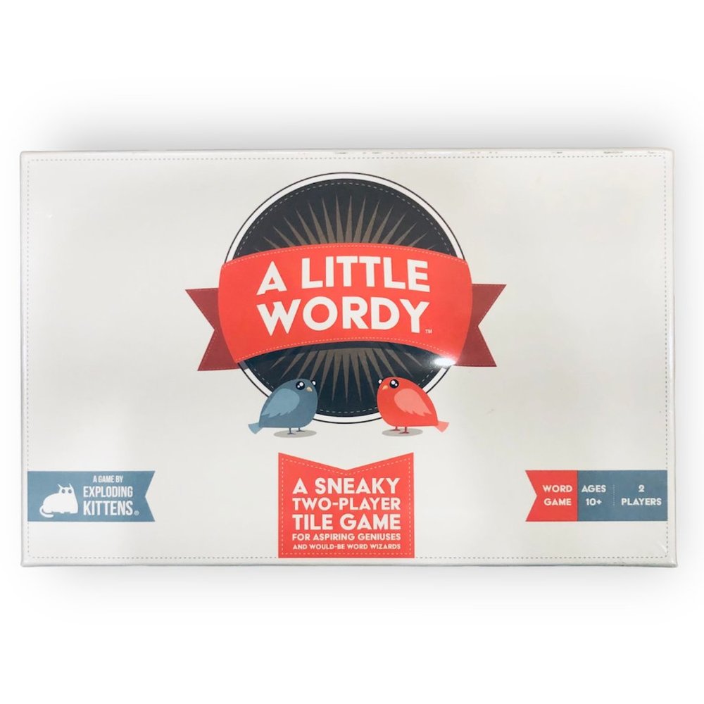 A Little Wordy Tile Word Game by Exploding Kittens, Kids Family Cards NEW SEALED